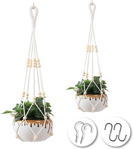 [050018VARHO27-5B] PORTAMACETA TIPO COLGADOR MACRAME 100-105CM HO-27/5B